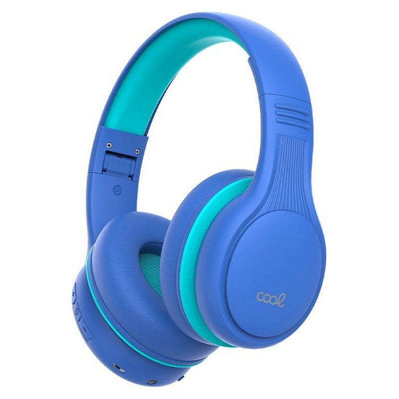 Cool Cool Kids Écouteurs Bluetooth pour Enfants avec Limiteur de Volume Blue