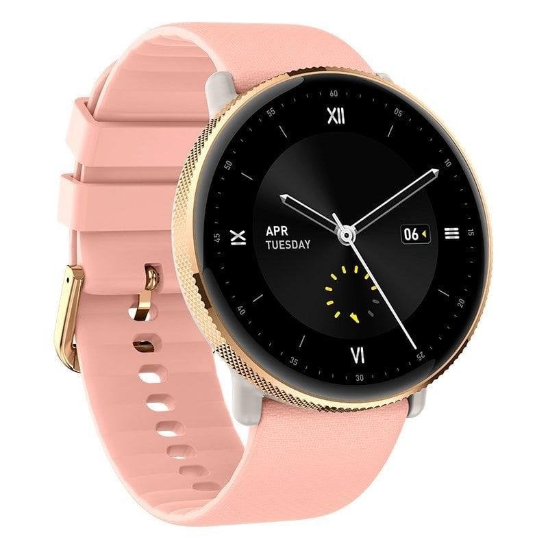 Cool Montre Connectée Cool Forever Bluetooth 44mm AMOLED Rose Étanche IP67 SpO2 Pulsomètre