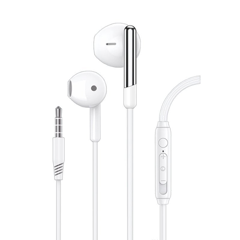 Cool Care Casque stéréo 3,5 mm avec microphone White