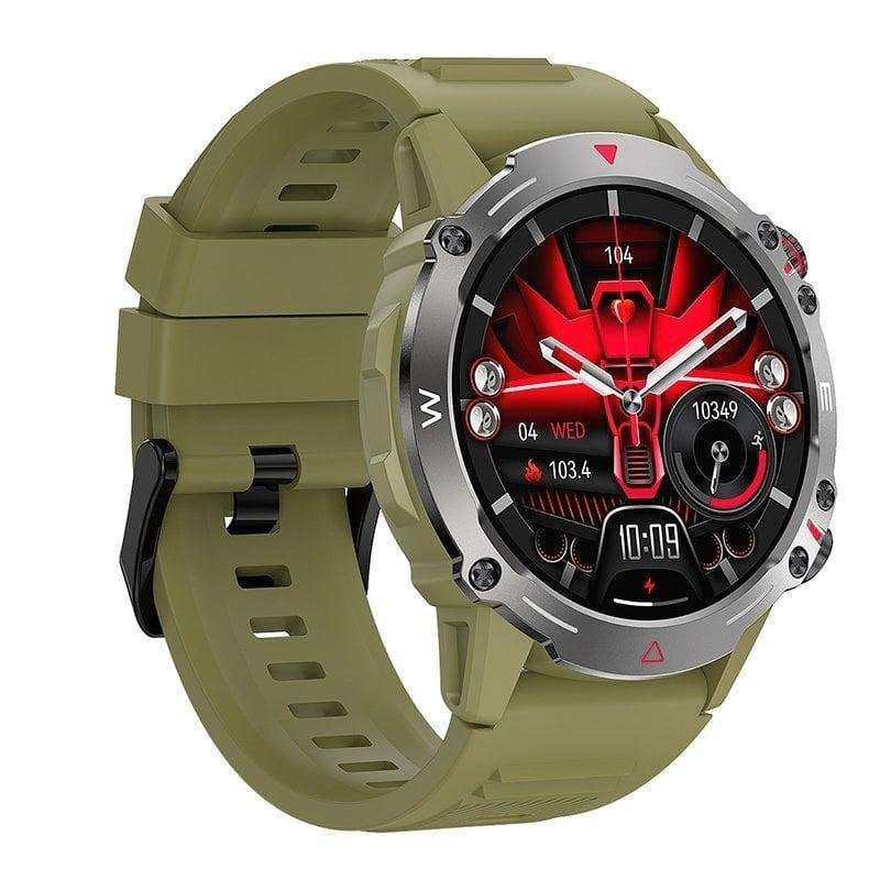 Cool Montre Connectée Cool Adventure Bluetooth 46mm AMOLED Green IP67 SpO2 Pulsomètre Appels