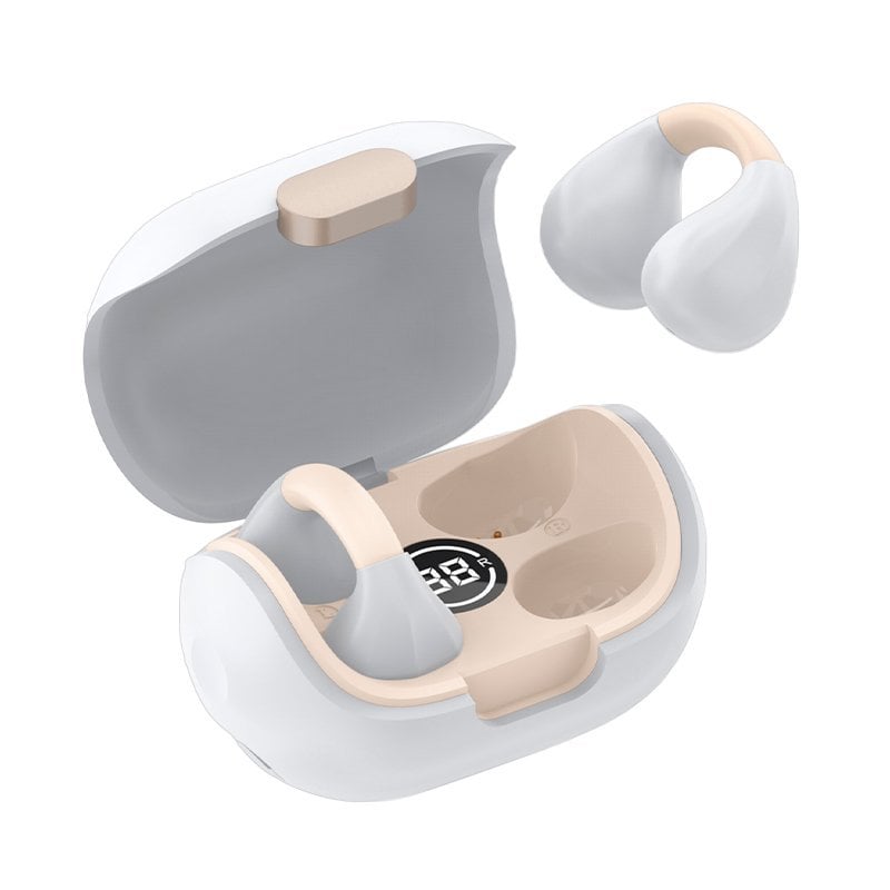 Cool Cool Clip Headphones Écouteurs stéréo Bluetooth White