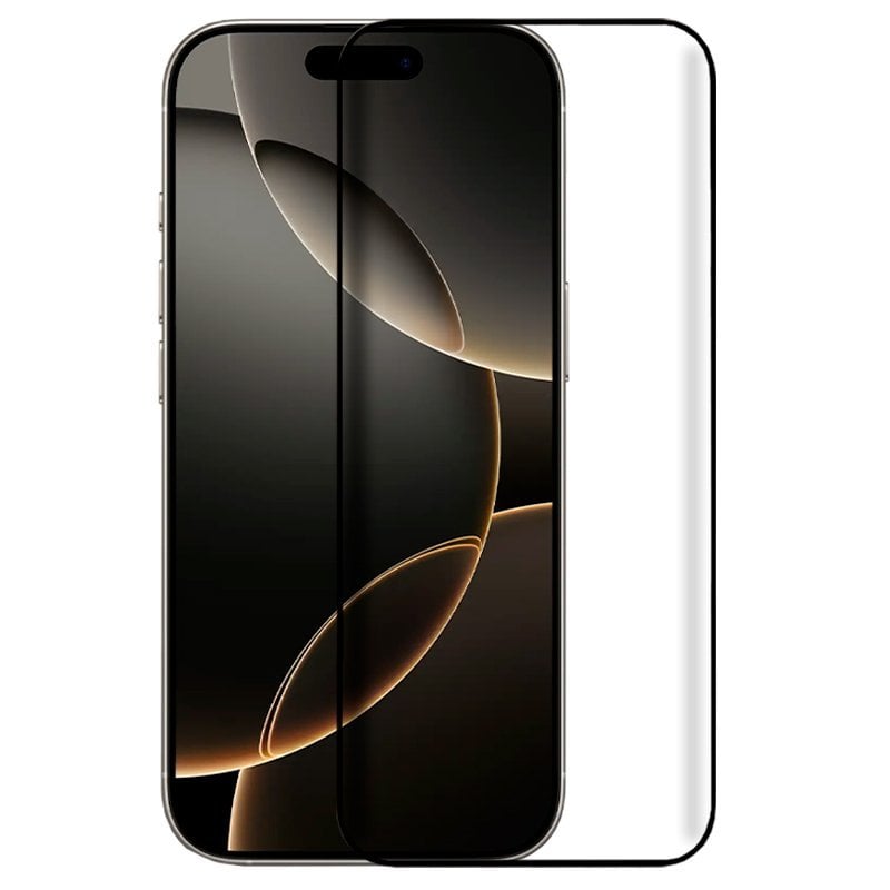Cool Protecteur d'écran en verre trempé Black Cool FULL 3D pour iPhone 16 Pro iPhone 17