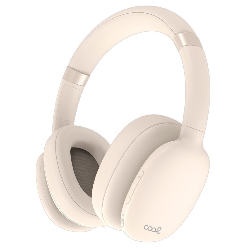 Cool Casque stéréo sans fil Bluetooth Cool Roller Beige