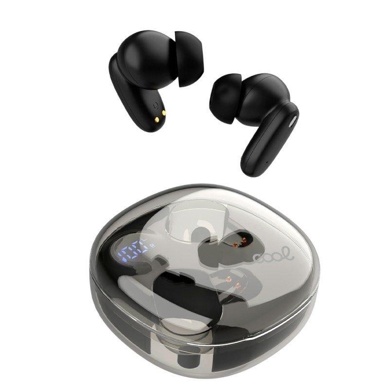 Cool Auriculaires Cool Fun sans fil Bluetooth Hi-Fi autonomie 20h écran LED noirs
