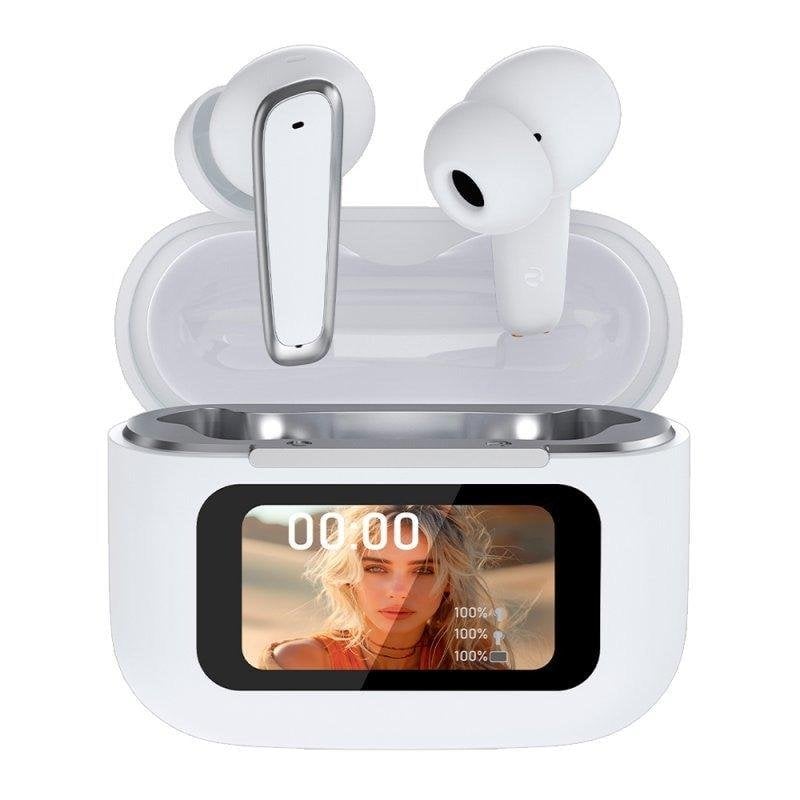 Cool Auriculaires Cool Iria Bluetooth sans fil avec réduction de bruit active, traduction IA, blancs