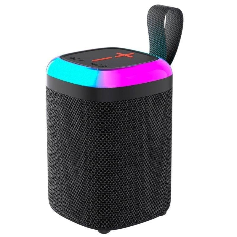 Cool Enceintes Cool Portables Bluetooth 5W avec TWS, Micro SD et Éclairage LED RGB