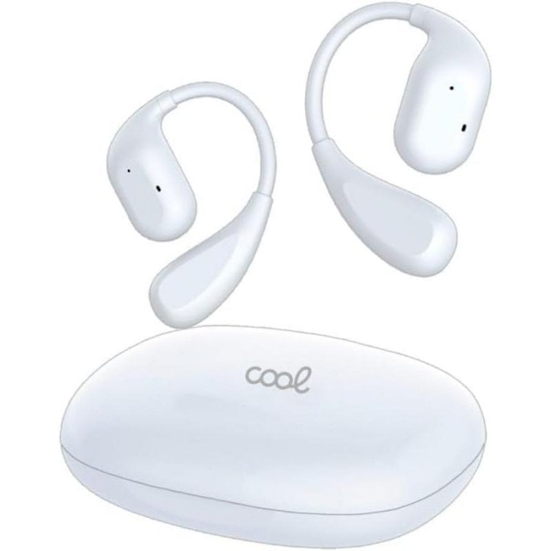 Cool Auriculaires Cool 8434847080901 sans fil Bluetooth avec Réduction du Bruit, micro, White