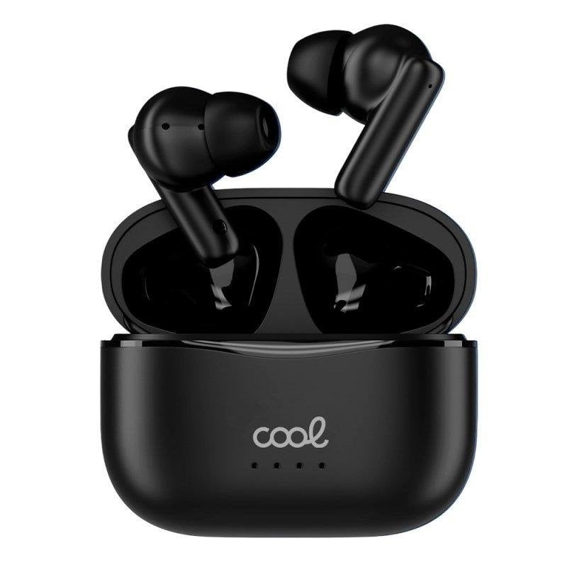 Cool Écouteurs Cool Bound sans fil Bluetooth Hi-Fi avec écran LED et powerbank noirs