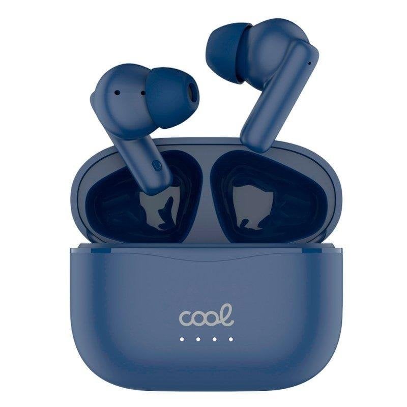 Cool Écouteurs Cool Bound sans fil Bluetooth Hi-Fi avec écran LED et charge Type-C Blue Marine