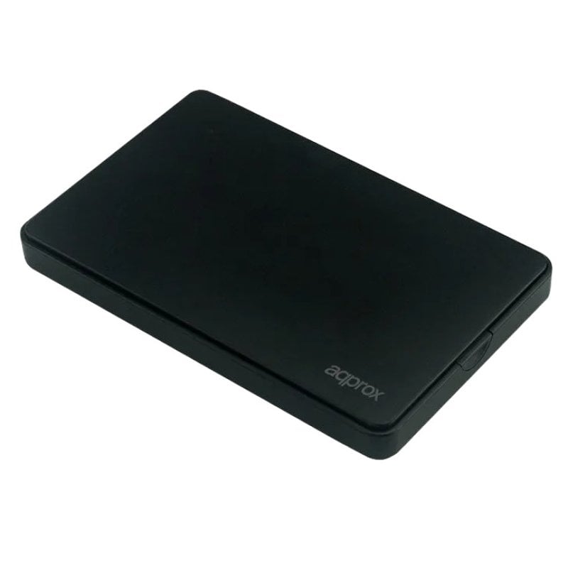 approx Environ APPHDD200B Boîtier pour disque dur externe 2,5'' SATA USB 2.0 sans vis Black