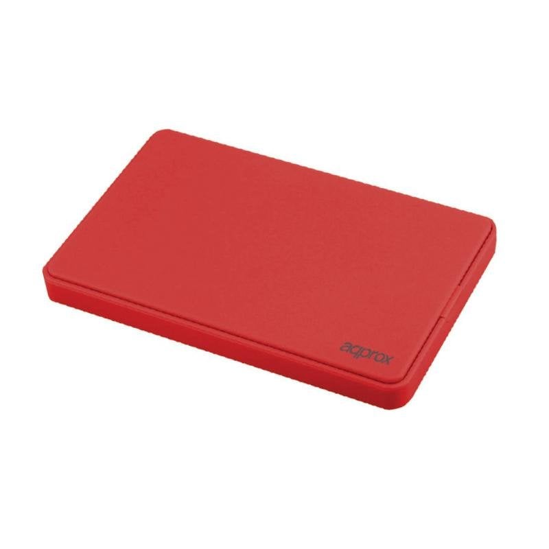 approx Caja PC APPROX APPHDD300R 2.5 Compacte Plastique Red USB 3.0