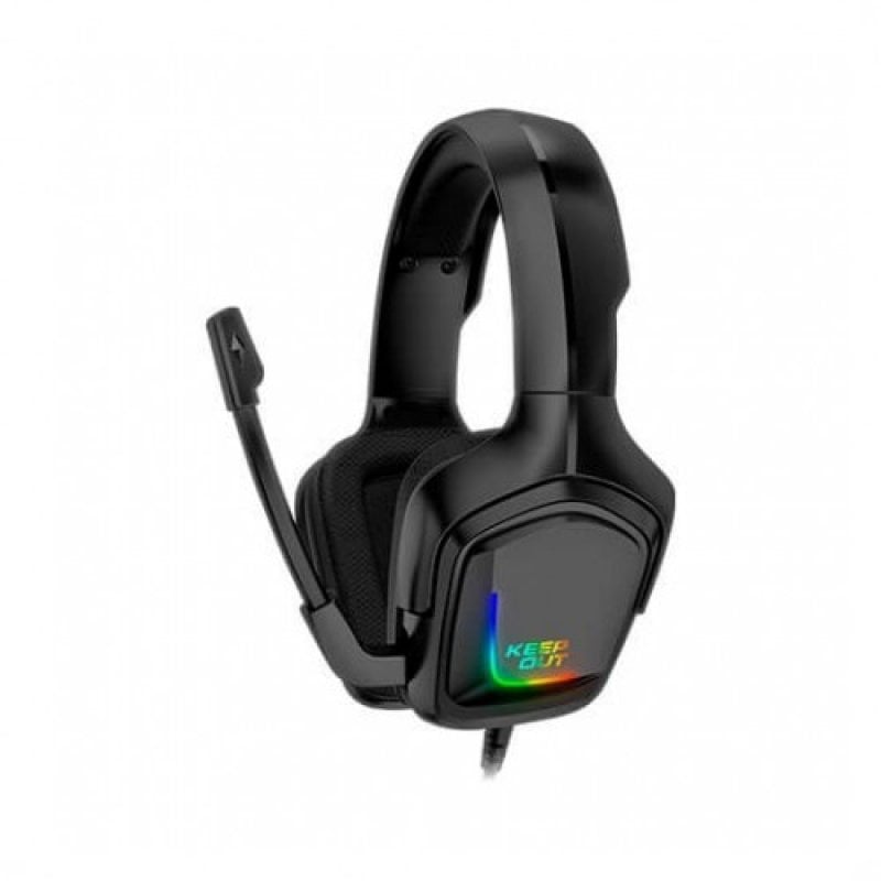 keep-out Casque de jeu Keep Out HX601 RGB Black