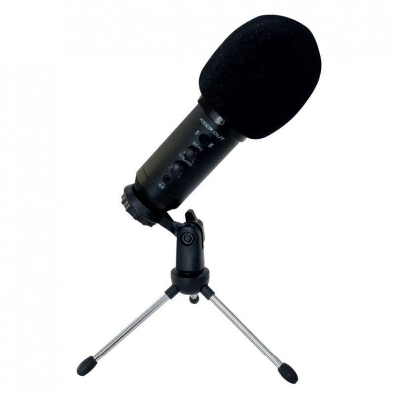 keep-out Microphone Keep Out XMICPRO200 USB cardioïde avec filtre windscreen et trépied