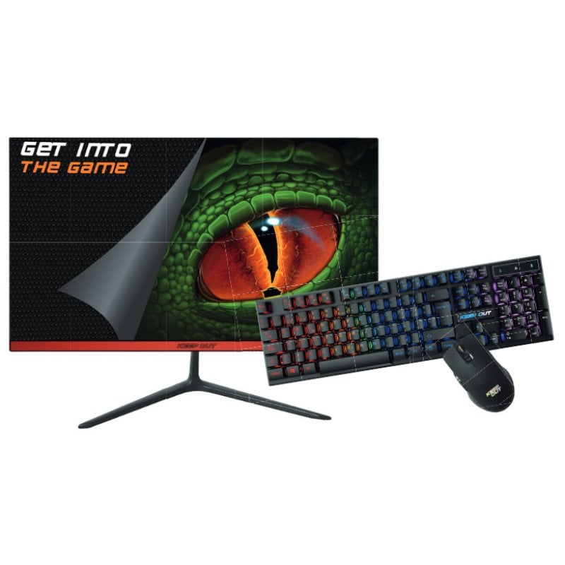 keep-out Écran Gaming Keep Out XGM22KITV2 21,5 LED FullHD 75 Hz clavier et souris de jeu RVB