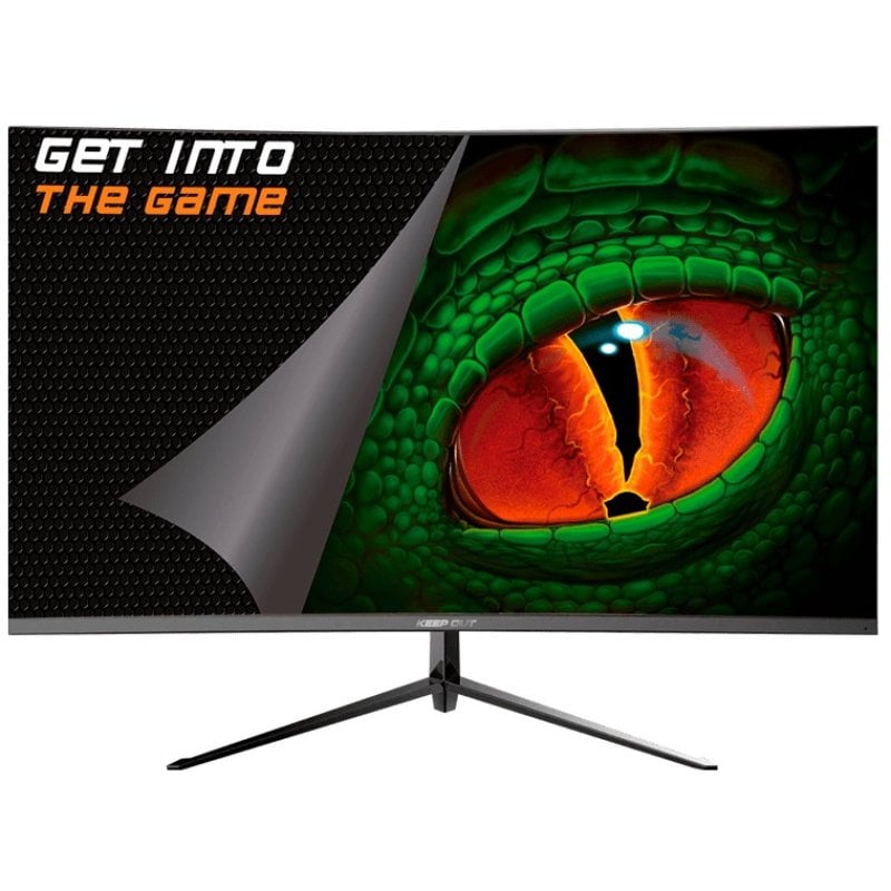 keep-out Écran PC Haut-parleurs incurvés LED VA FullHD 120 Hz FreeSync de 23,8 pouces Keep Out XGM24CV3