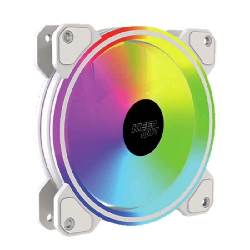 keep-out Refrigeration Air Keep Out 12 cm 1600 RPM XFC-120DRW LED ARGB White