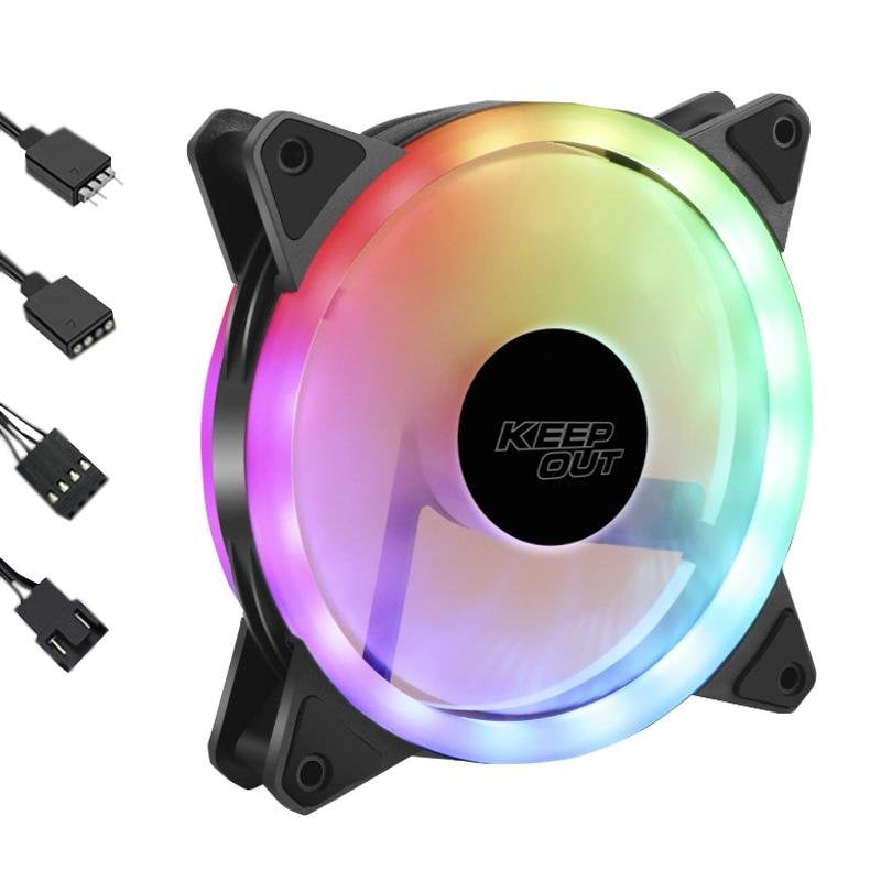 keep-out Refrigeration Air KeepOut 120mm 1600 RPM XFC-120SR LED RGB Antivibration