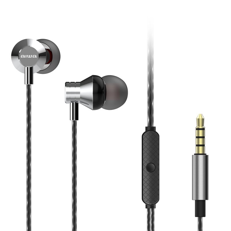 Aiwa Aiwa ESTM-50 Casque avec Microphone Silver