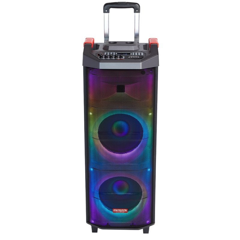 Aiwa Aiwa KBTUS-710 Enceinte Bluetooth portable avec Karaoké 700W 2 Microphones