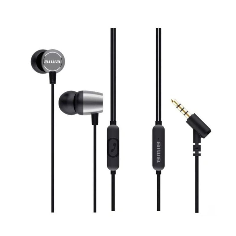 Aiwa Aiwa ESTM-30SL Écouteurs intra-auriculaires filaires argentés