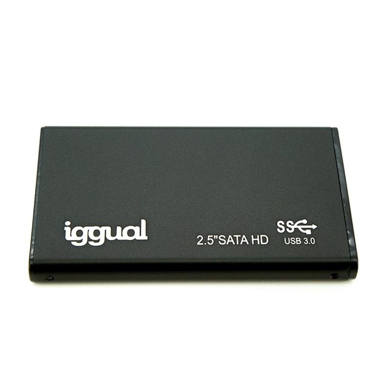 iggual Caja PC IGGUAL SSD 2.5 Aluminium Black USB 3.0 Ultra mince