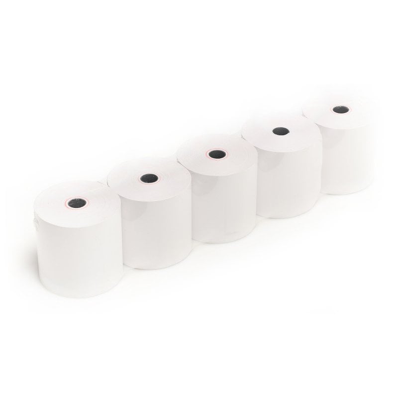 iggual Pack 5 Rouleaux de Papier Thermique sans BPA 80x80mm