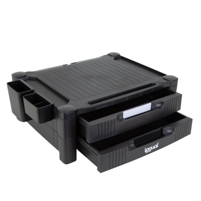 iggual EM2C support pour écran Bureau Black