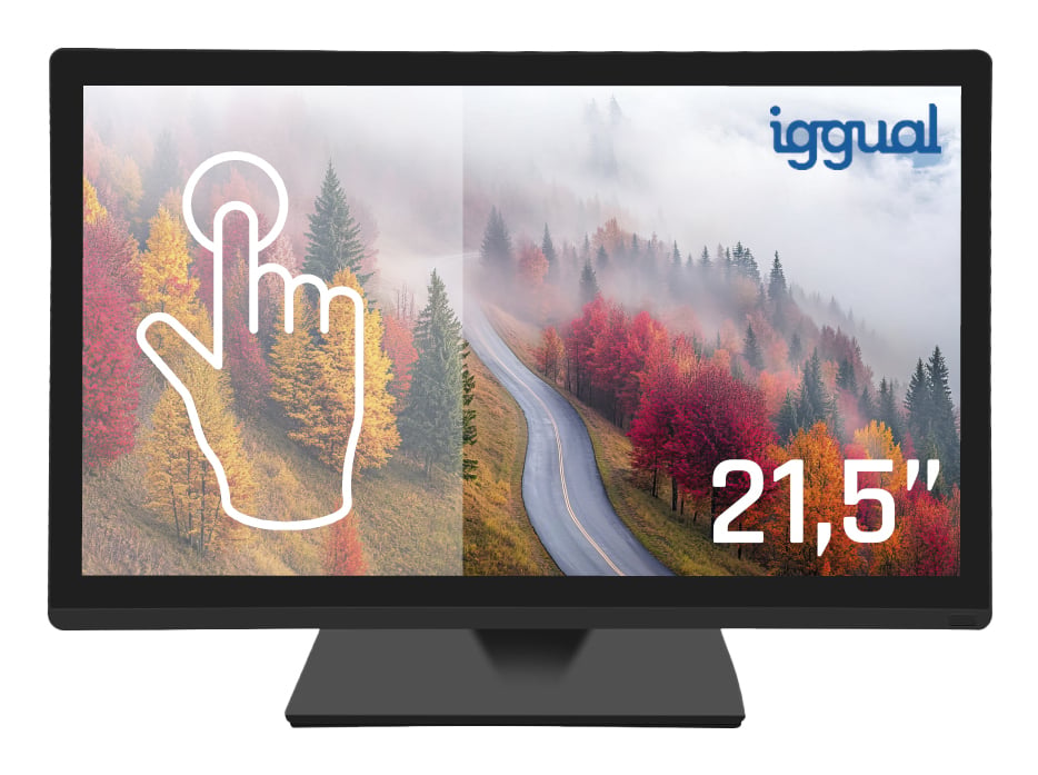 iggual Écran tactile résistif Full HD 1080p 60 Hz Iggual MTL21CP 21,5 pouces USB HDMI VGA