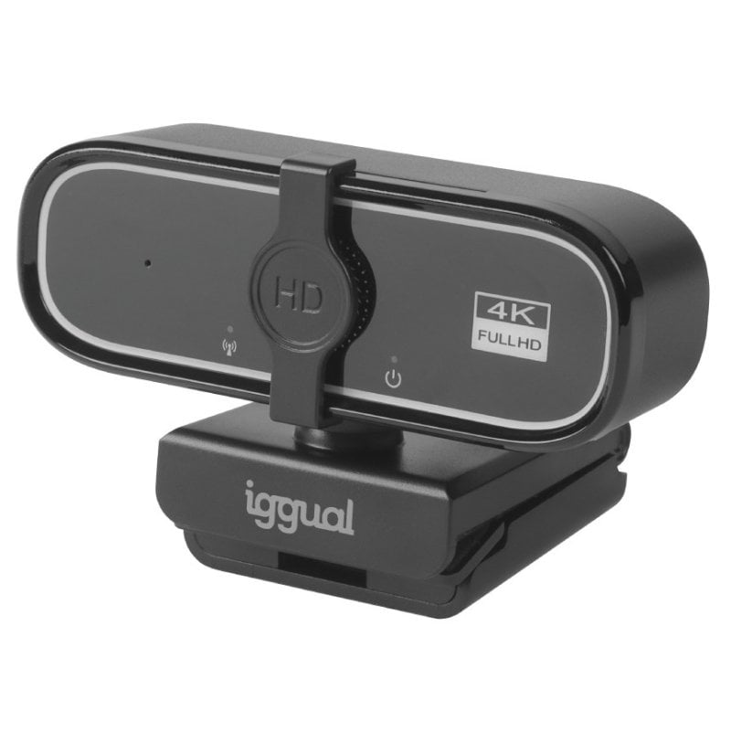 iggual Caméra iggual USB 4K UHD WC3840 8 MP 3840 x 2160 Pixeles Black