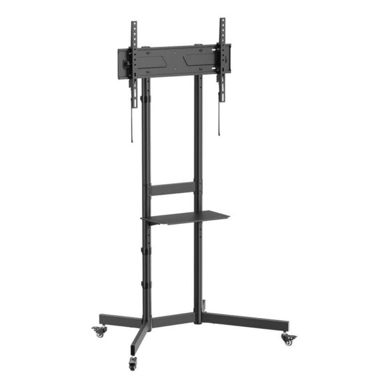 iggual SRTV75 Support TV sol à roulettes 32 à 75 VESA 100x100 à 600x400 Max 70Kg