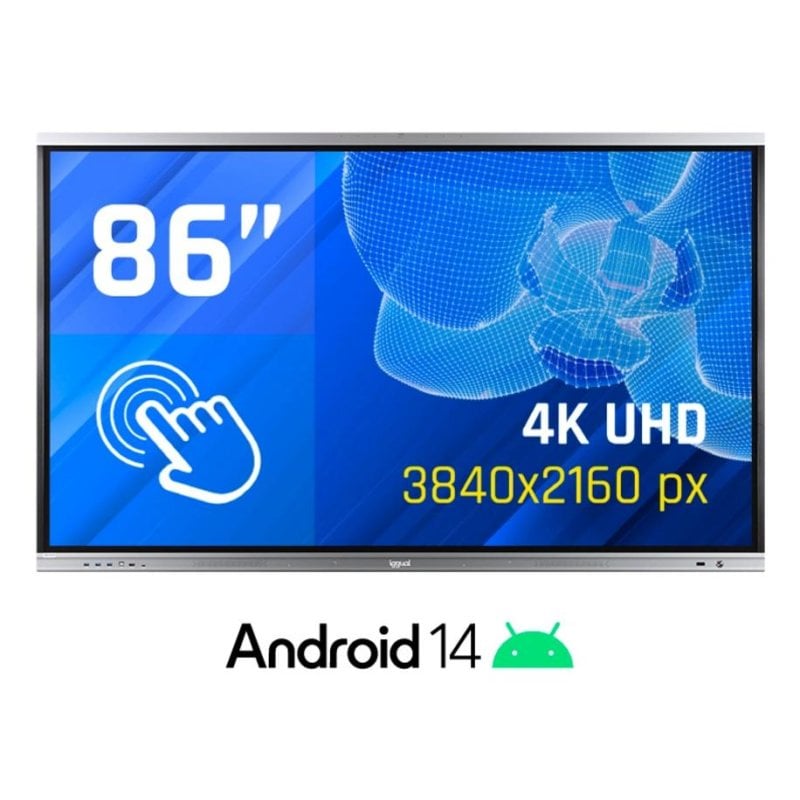 iggual Panneau interactif 4K IGGUAL ORCHID 86 tactile 20 points Android