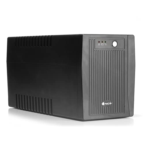 NGS FORTRESS2000V2 - Onduleur Hors Ligne SAI, Off Line UPS 1500 VA, Tension de Sortie Constante 900W pour 4 Prises Schuko