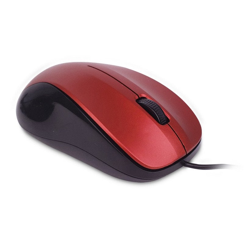 ngs NGS Wired Crew Ratón Óptico 1200DPI Rojo