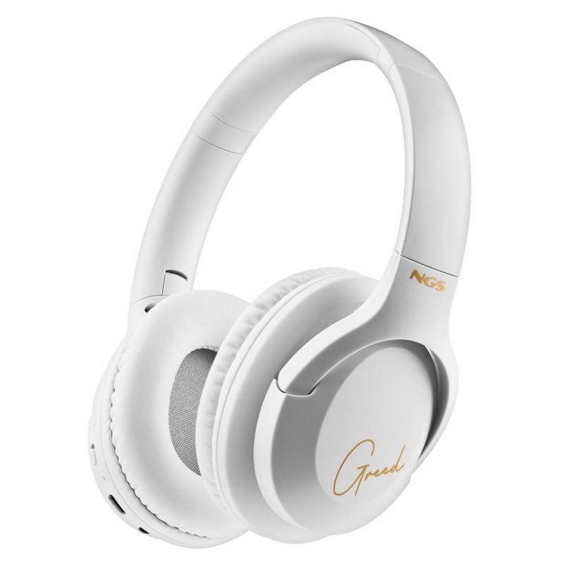 ngs NGS ARTICA GREED Écouteurs Avec fil sans fil Arceau Appels Musique USB Type-C Bluetooth White
