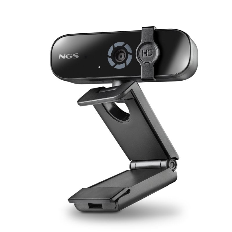ngs Webcam NGS HDX-2K 2K 2560 x 1440 5 Mpx Microphone multidirectionnel Filtre de confidentialité Base réglable