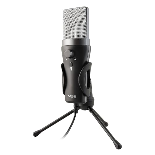 ngs Microphone NGS MS120 USB cardioïde streaming podcast Black