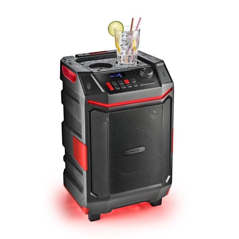 ngs Enceintes NGS Portable Fête Bluetooth 300W étanche IPX6 LED RGB Trolley