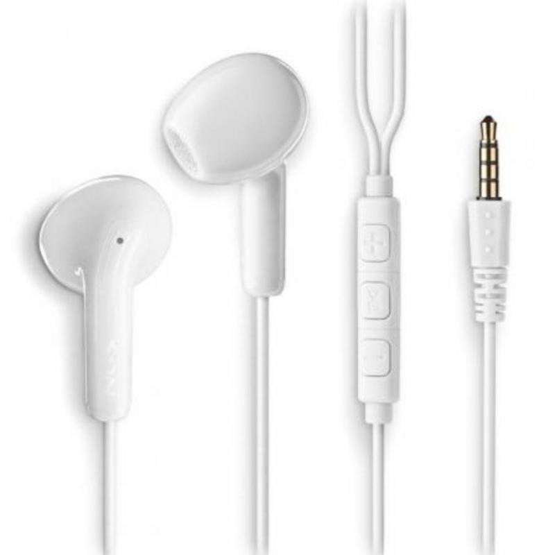 ngs Auriculaires NGS Cross Flip filaires Jack 3,5 mm avec micro multifonction Blancs