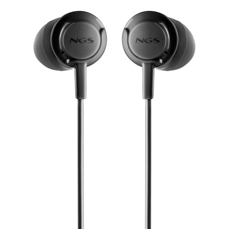 ngs Auriculares NGS CROSS DRIFT BLACK avec câble Jack 3,5 mm Microphone Contrôle Musique Appels Black