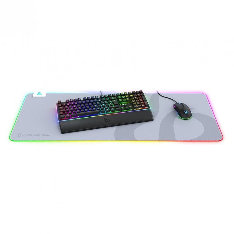 newskill Tapis de souris de jeu Newskill Nemesis V2 Ivoire RVB XL