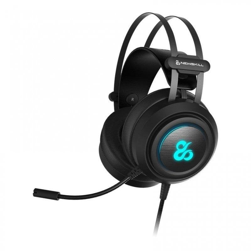newskill Casque Gaming Newskill Drakain RGB Multiplateforme avec Micro Flexible Black