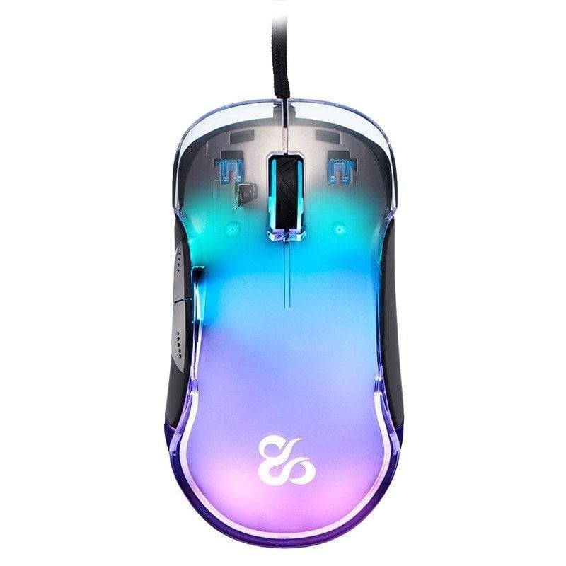 newskill Ratón Newskill Lycan Gaming Transparent RGB 16000DPI ABS