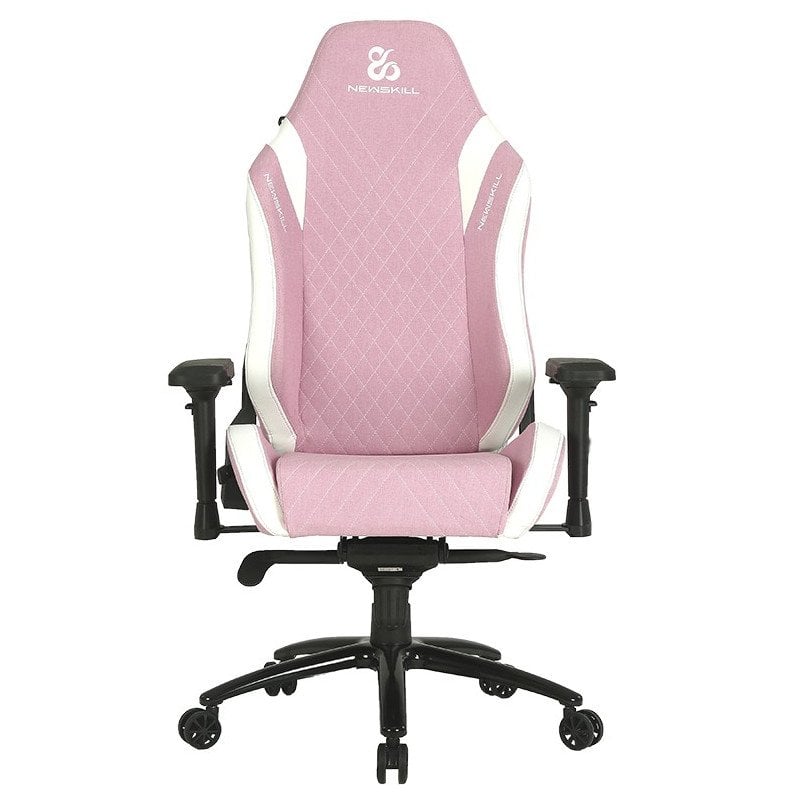 newskill Neith Zephyr Chaise Gaming Tissu Respirant White Rose