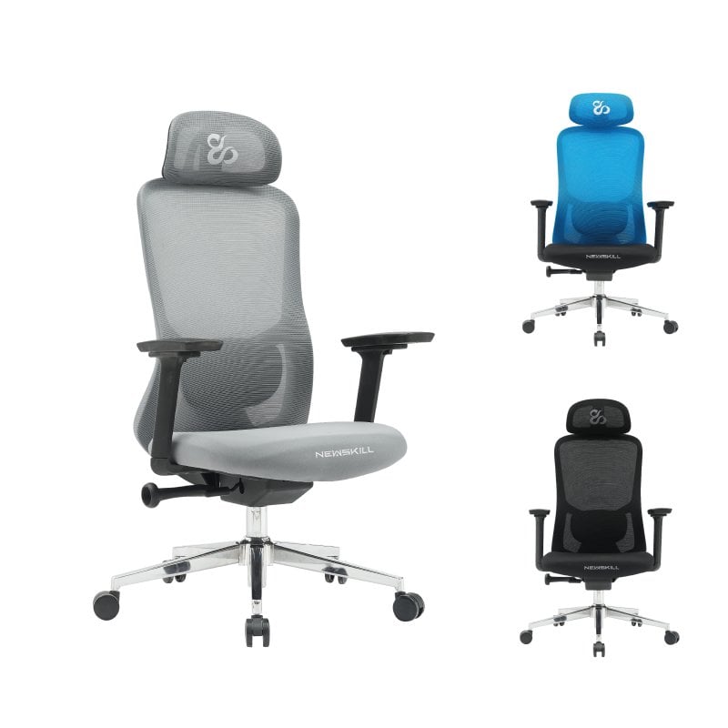 newskill Chaise de jeu ergonomique Newskill Nue grise