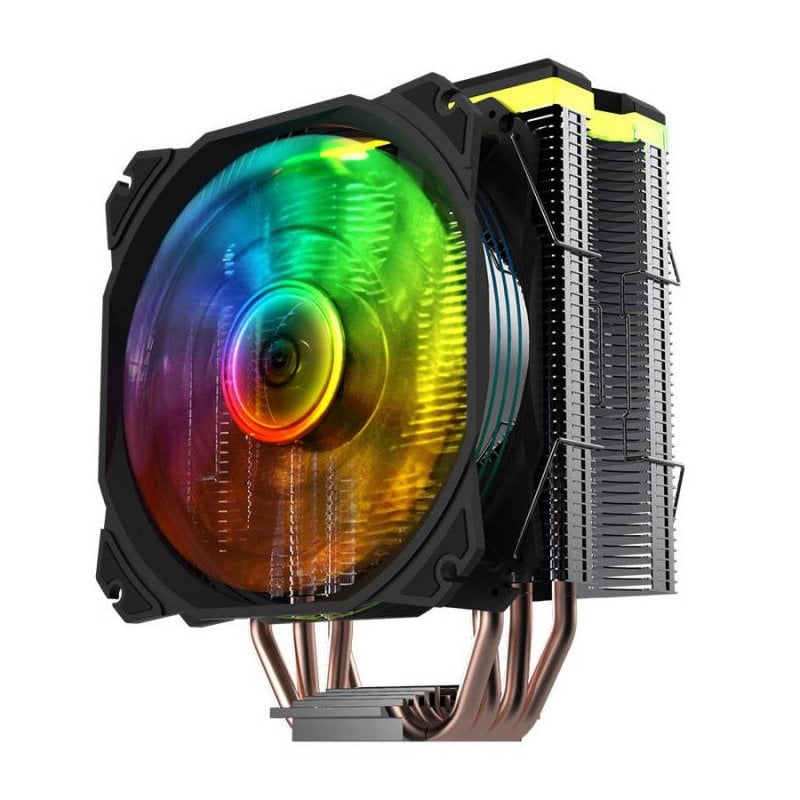nfortec Ventilateur CPU Nfortec Centaurus X 4Pipes ARGB 120mm Black
