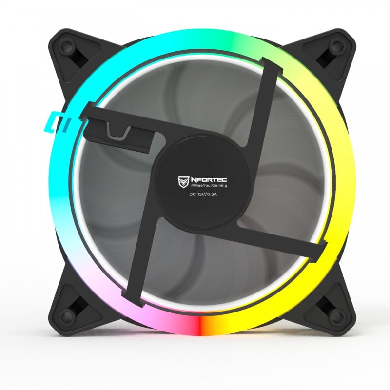 nfortec Ventilateur supplémentaire Nfortec Draco V2 ARGB 120 mm