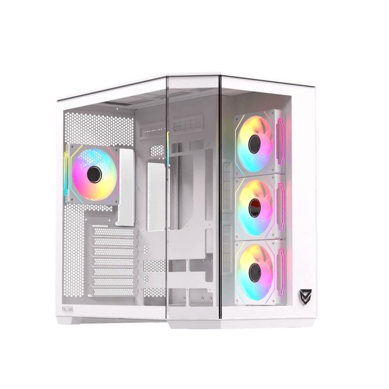 nfortec Nfortec Pulsar ARGB Mid Tower ATX Verre Trempé USB-C White