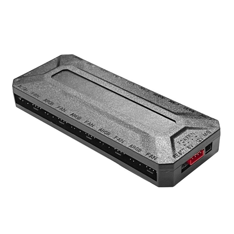 nfortec Contrôleur ARGB Nfortec Controller Hub 12 ports ARGB 10 PWM télécommande