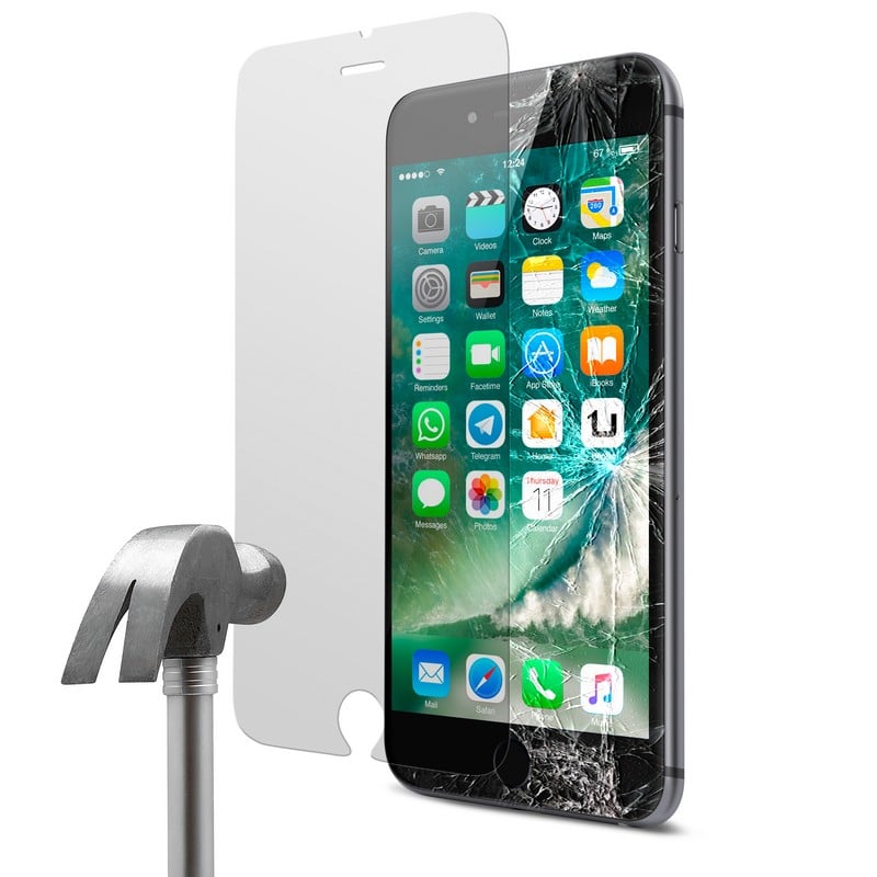 unotec Protection d'écran en verre trempé Unotec pour iPhone 7 Plus