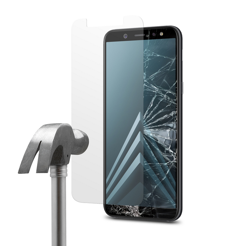 nueboo Protecteur en Verre Trempé Samsung Galaxy A6 2018